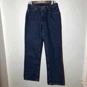 Carhartt womens 2x32 denim jeans relaxed fit country chores western equestrian